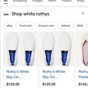 White rothys size 8